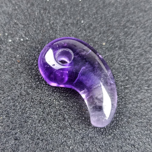 Natural Amethyst Gua Yu Pendant Anime Onmyoji Merch Tsukuyomi Tesso Kusanagi Oni Yin Yang Bagua