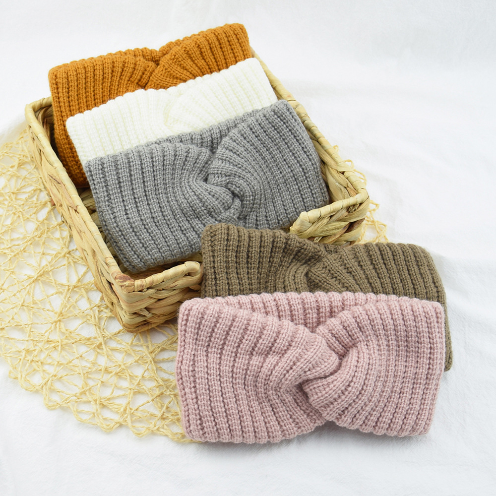 Knitted headband handmade