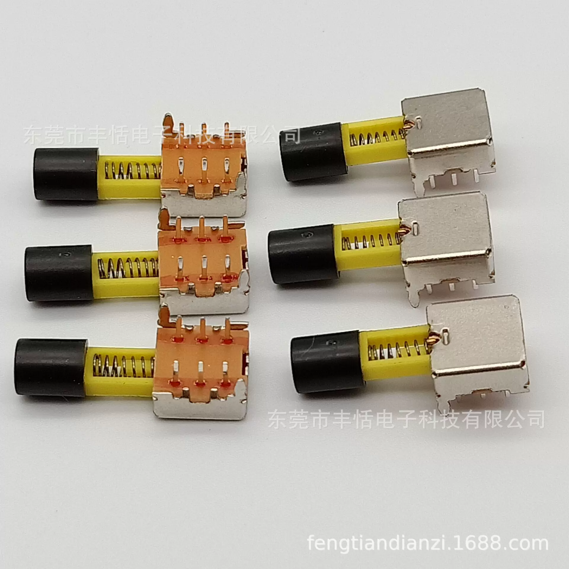 PS22E50耐温自锁直键开关PS22E02黄柄盐雾电源按键开关厂家直供