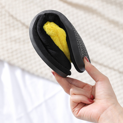 Autumn and winter new cotton slippers floor non-slip warm Korean version women's big love cartoon heart home slippers wholesale