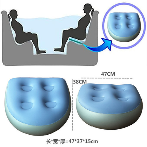 SPA按摩坐垫带吸盘充气垫子可注水spa美臀垫跨境爆品工厂批发