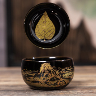 Konoha lamp ceramic tea cup single Cup kung fu tea set Master Cup meditation Cup built Cup vintage tea cup tea cup