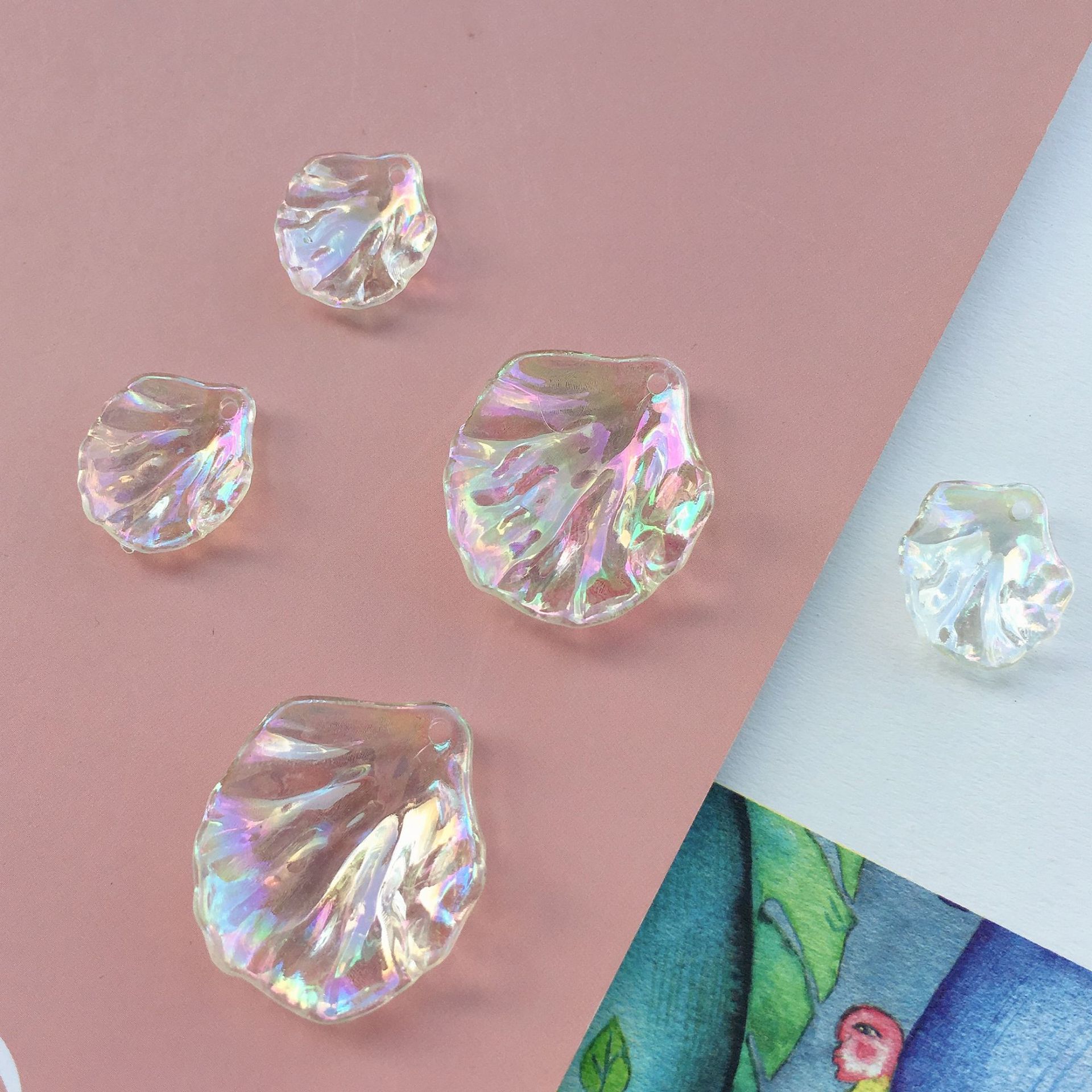 Brand transparent acrylic pendant
