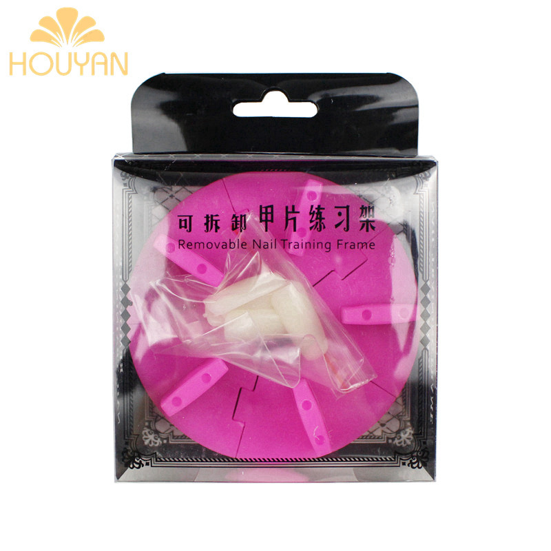 Nail lotus seat plastic exercise rack comes with 5 nail pieces removable fixed Nail Polish glue operation display stand Nail lotus seat plastic exercise rack comes with 5 nail pieces removable fixed Nail Polish glue operation display stand