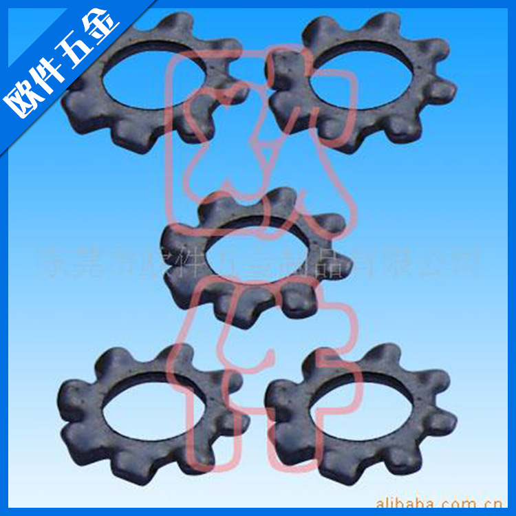 厂专业生产供应可定 制欧件 热处理外齿华司平介介子