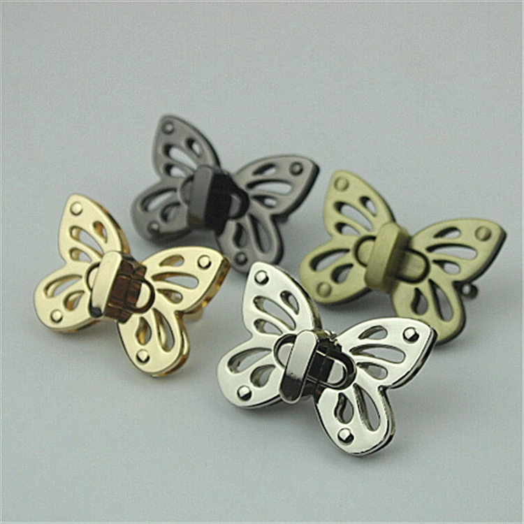 Камера аппаратных аксессуаров Золотой умирают литья твист замок вилка замок бабочка замок сумка замок аппаратных аксессуаров