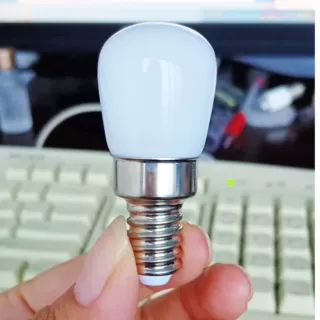 led节能冰箱灯泡油烟机缝纫机 E14螺口小灯泡奶白玻璃罩灯泡 T22B