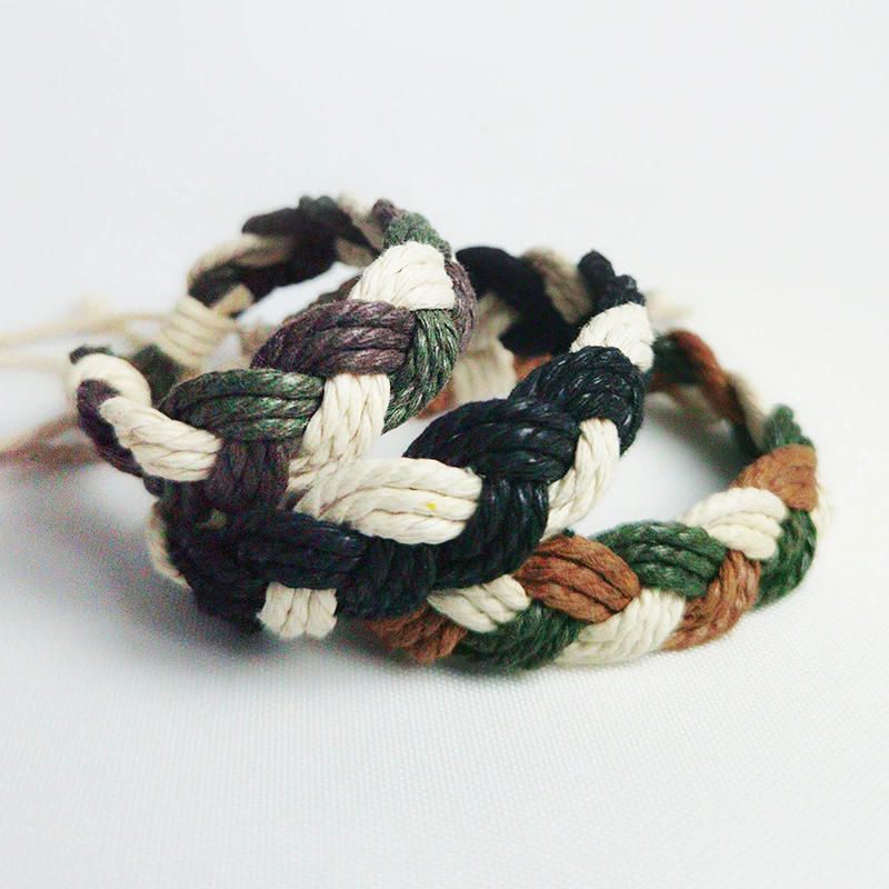 Woven trend fashionable bracelet, jewelry for beloved, 3 colors, simple and elegant design