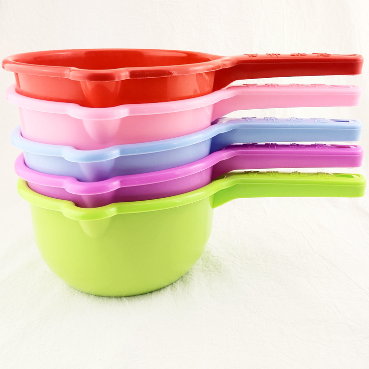 G1531 suerte grande agua cuchara agua cucharón cocina mango largo agua cuchara agua palillos champú taza flush