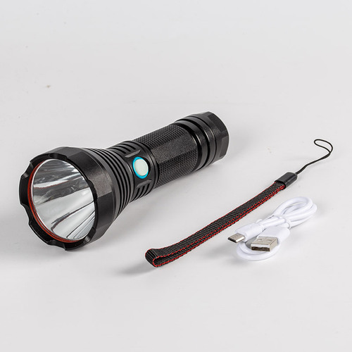 Cross-border hot-selling strong light long-range flashlight usb charging concentrated waterproof LED multi-function outdoor lighting