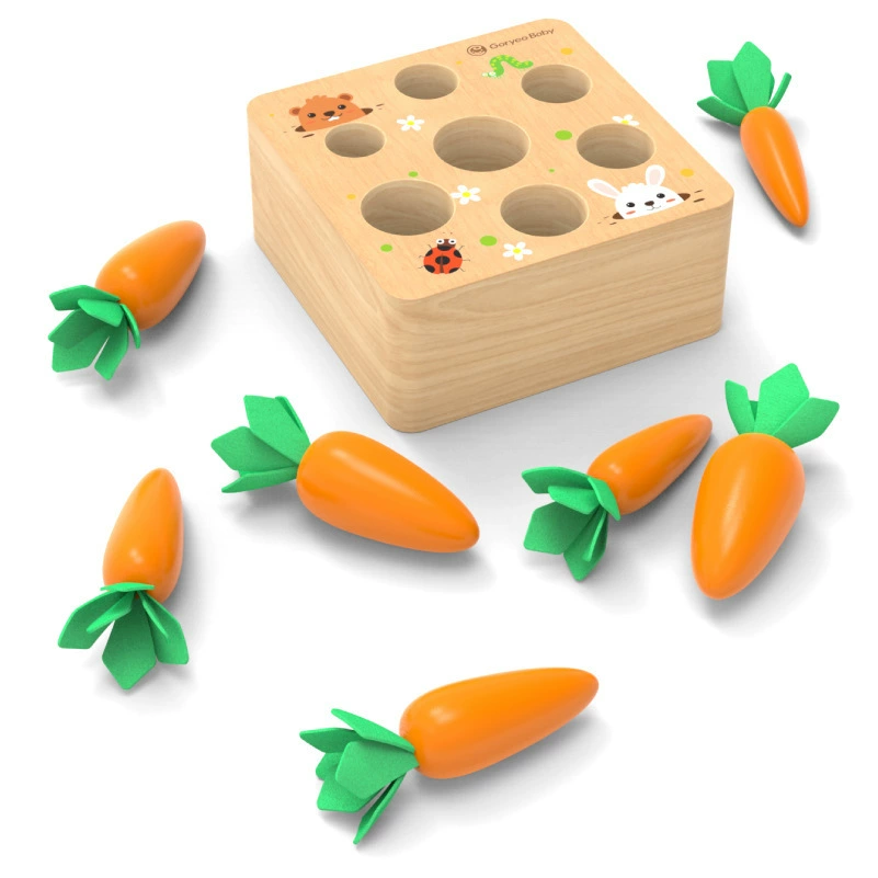 Игрушка-головоломка морковка, мозговая разминка 2–3–4–5 лет