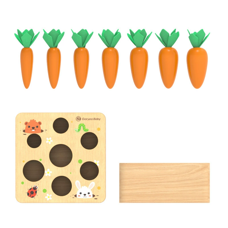 Игрушка-головоломка морковка, мозговая разминка 2–3–4–5 лет