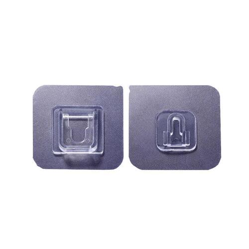 Traceless mother-in-law buckle without punching multi-functional plug socket holder wall-mounted router shelf patch