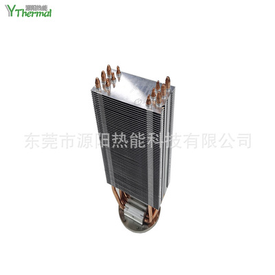銅鋁熱管導熱大功率激光攝影燈LED散熱器 源頭廠家