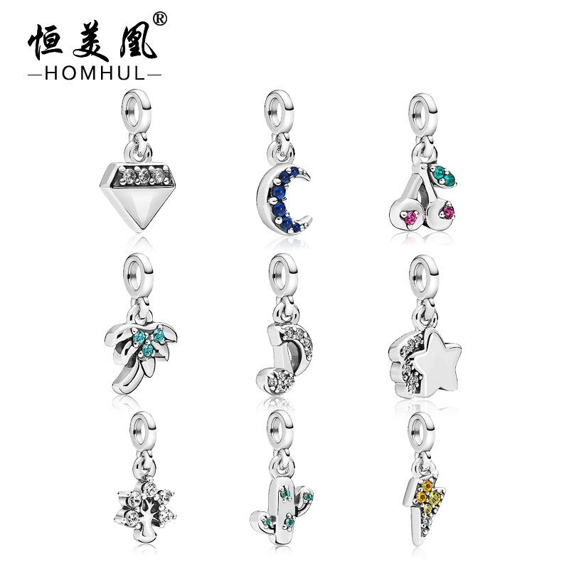 Cross-Border Pendant My Energy Lightning Series Exquisite Natural Color Preservation Alloy Accessories DIY Jewelry Wholesale Cross-Border Pendant My Energy Lightning Series Exquisite Natural Color Preservation Alloy Accessories DIY Jewelry Wholesale