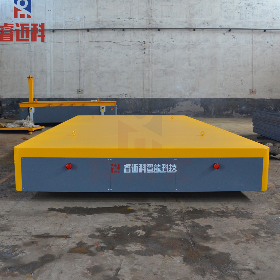 材料运送电动平车 载重5吨厂内运输电动平板车 移动平台小车