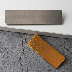 Factory Wholesale Zinc Alloy Drawer Cabinet Edge Banding Pulls Modern Minimalist Fashion Drawer Cabinet Edge Banding Furniture Hardware Pulls