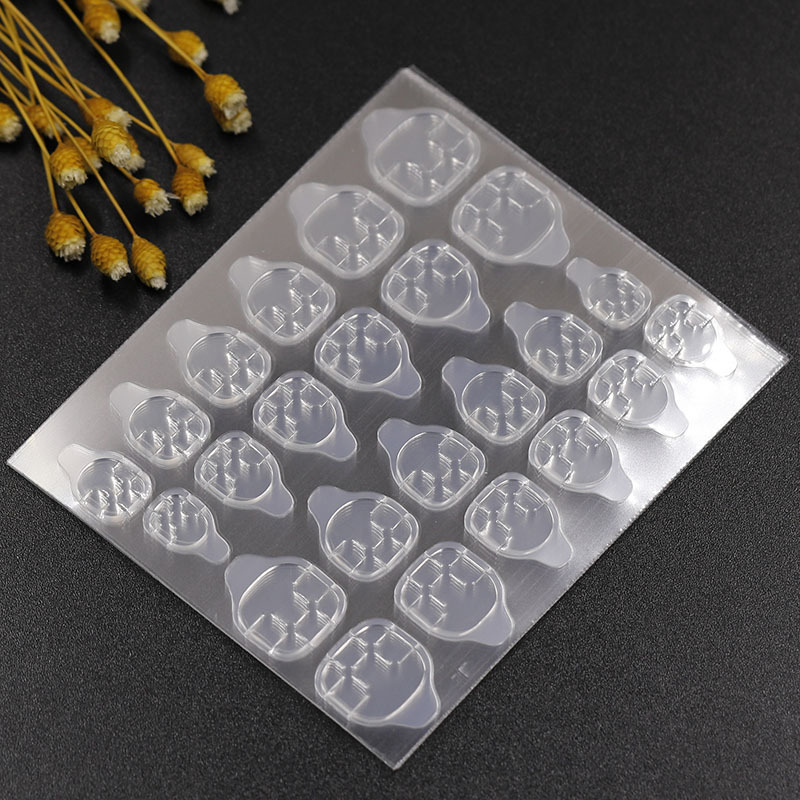 Environmental protection nail nail jelly glue double-sided adhesive removable wearable nail fake nail patch waterproof invisible high viscosity