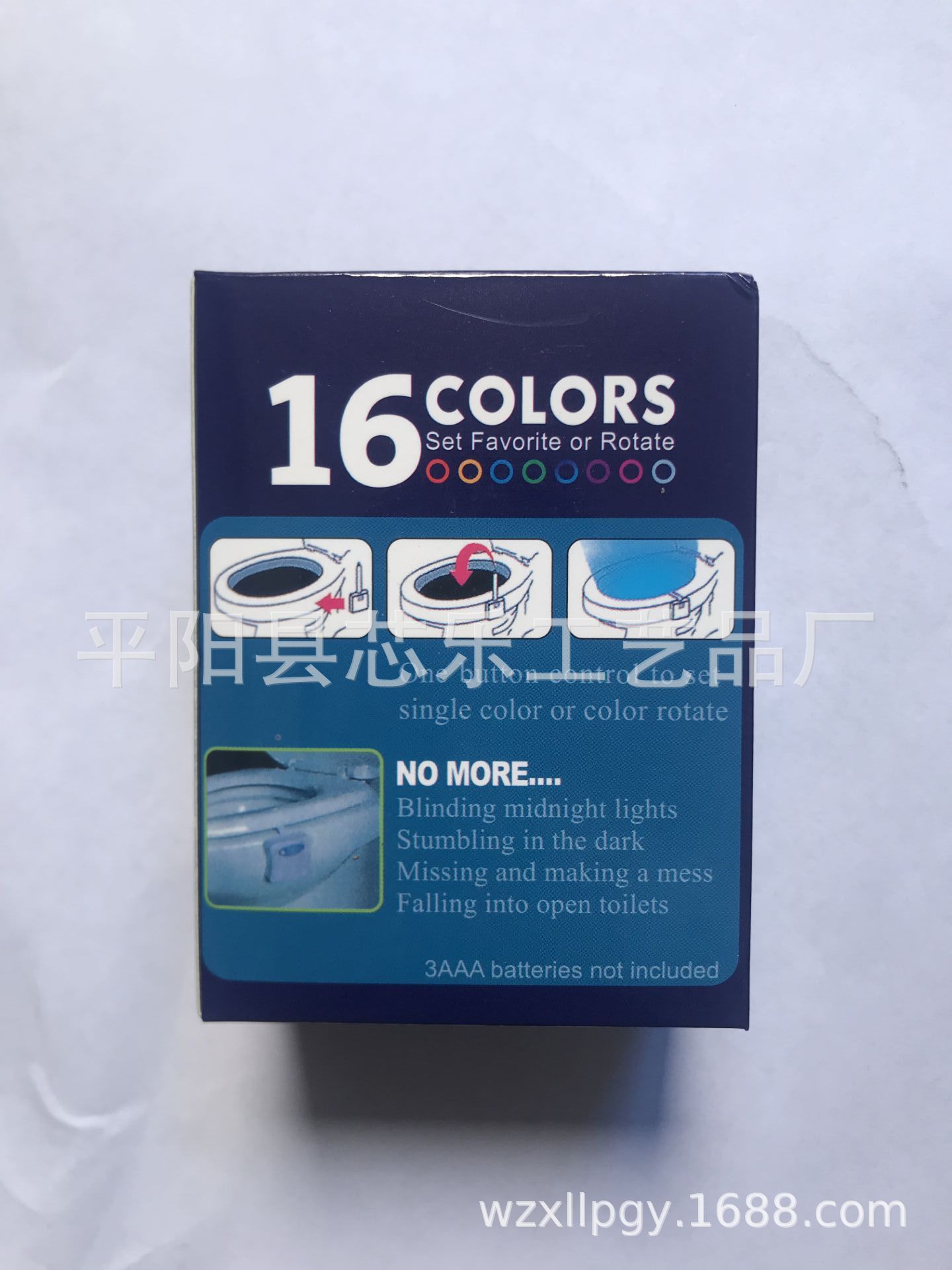 Cruz-frontera 8-color Amazon inodoro lámpara de inducción colgante humano inodoro inducción creativa LED color luminoso lámpara de iluminación