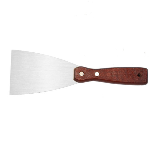 Shovel cleaning knife scraper wooden handle thickened scraper scraper stainless steel shovel putty knife cleaning shovel putty knife