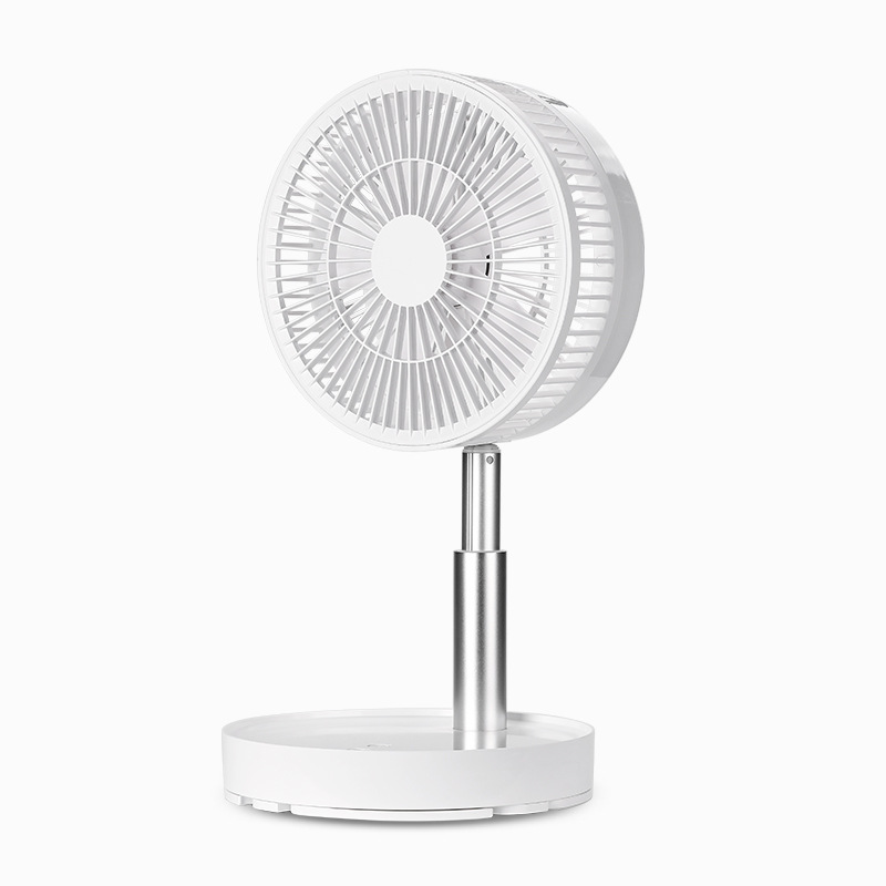 Nuevo escritorio retráctil ventilador eléctrico de almacenamiento portátil USB ventilador de piso noche luz sacudiendo la cabeza de control remoto ventilador plegable
