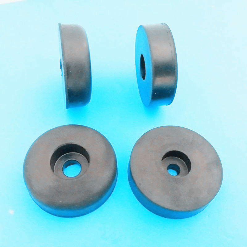 厂家直销橡胶脚垫 家具电器防滑减震垫 机脚垫带垫片 免费拿样