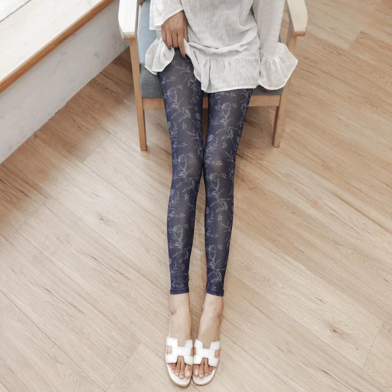 Лет leggings сверхтонкие летом, шёлковые брюки, облегающие