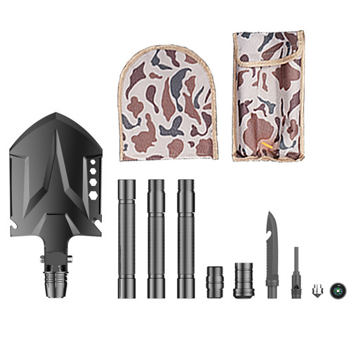 Outdoor shovel, engineer shovel, camping equipment, camping supplies, engineer shovel, folding shovel, multifunctional engineer shovel