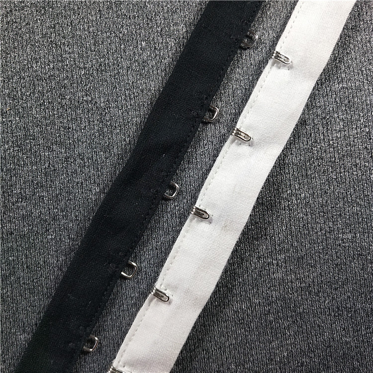 一排码装长背扣棉布服装搭扣不锈钢单排棉对扣