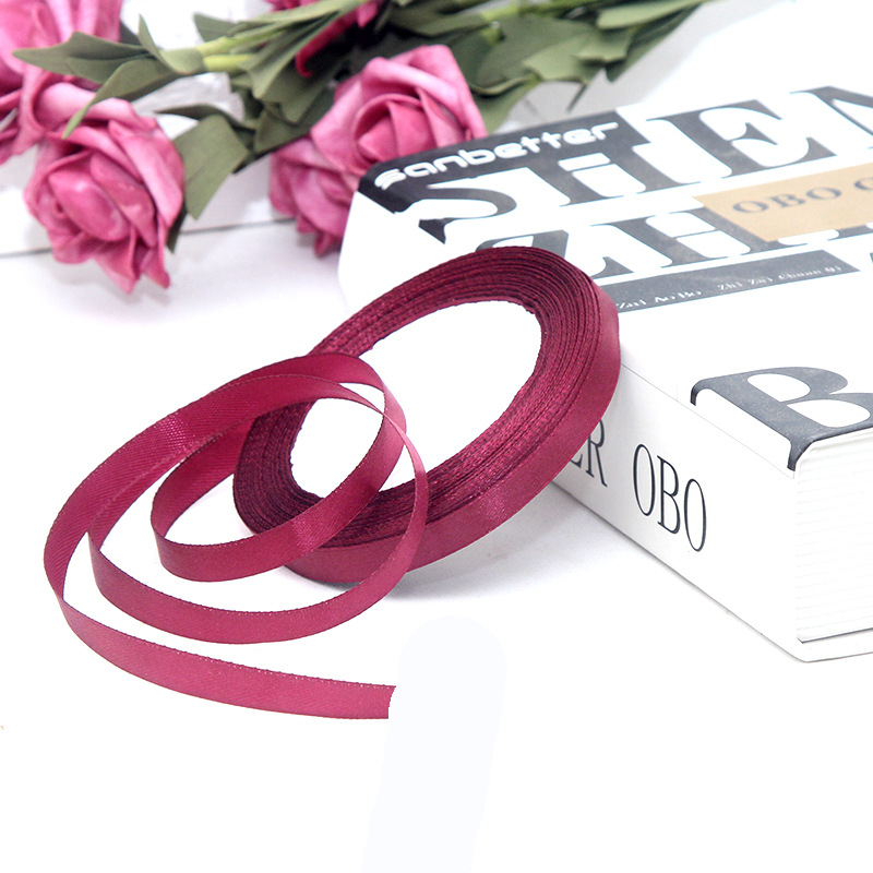 Fábrica al por mayor 1 a 5cm flores regalo cinta de poliéster pastel caja de regalo cinta de embalaje cinta de bricolaje hecho a mano