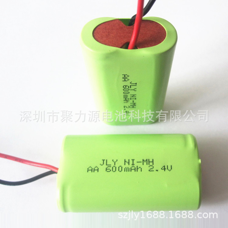 供应五号电池组/充电电池/镍氢电池AA600MAH 2.4V充电电池组合