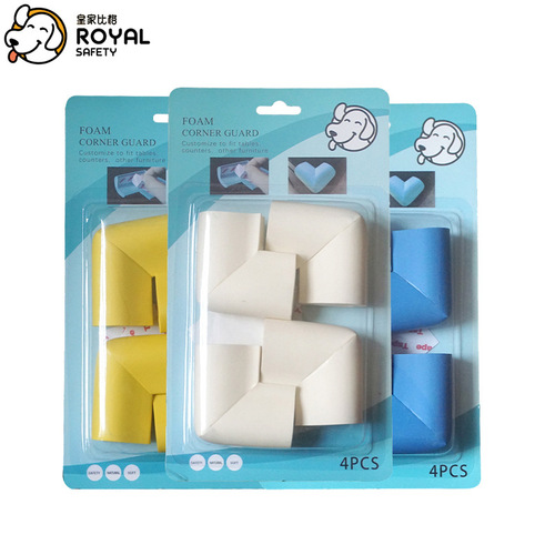Plastic suction cup packaging U-shaped anti-collision corner set of 4, specially designed for coffee tables and glass desks, protective corners for kindergartens and babies