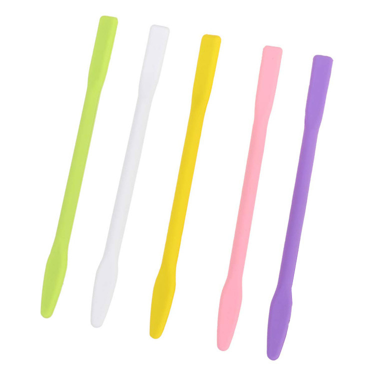 Máscara de silicona palo varilla de agitación máscara palo máscara cepillo DIY casero color herramientas de belleza al por mayor para las mujeres