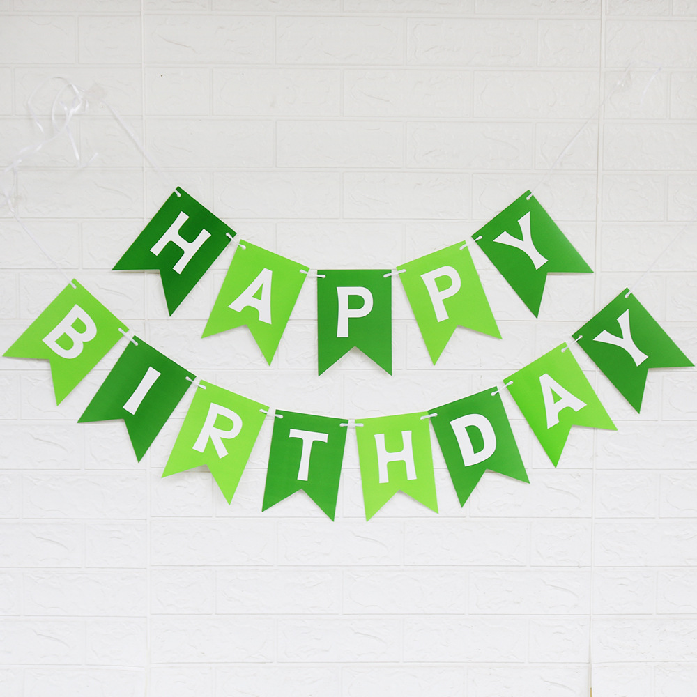 Guirnalda de Feliz Cumpleaños con Diseño de Cola de Pez en Dorado, Decoración para Fiesta de Cumpleaños