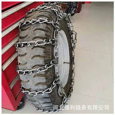 to Prevent Getting Stuck, 12R22.5, Tire snow chain - 650-16-bold-2-pieces