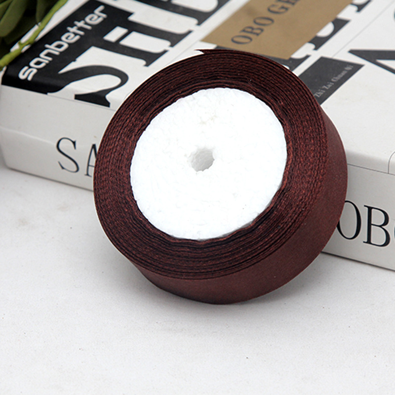 Caja de regalo del todo partido 2,5 cm cinta decoración de la boda silla espalda regalo embalaje cinta al por mayor