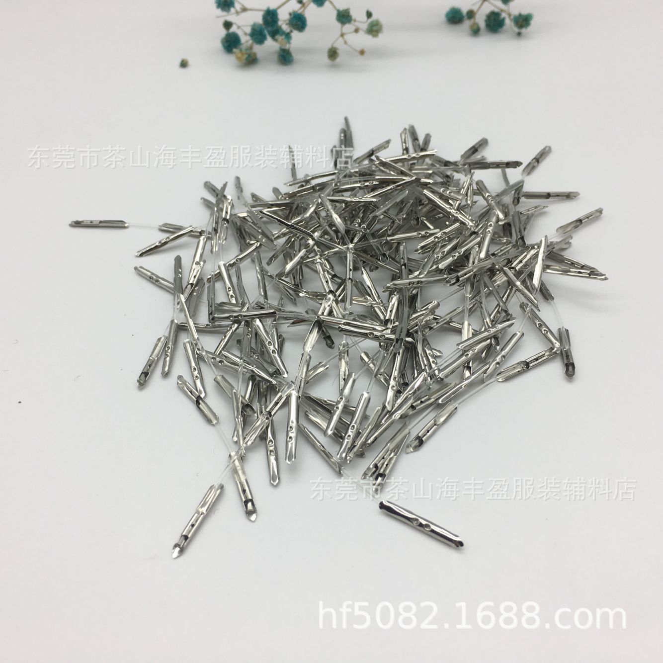 鱼线绳扣 透明线扣 五金绳扣 松紧弹力绳扣 戒指扣 骑马钉 马仔扣