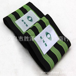 Factory direct mountain bike leggings belt, restraint belt, 10cm three green Korean standard elastic leggings belt