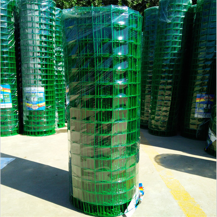 亿阔现货浸塑荷兰网绿色铁丝网围栏养殖养鸡果园护栏网防护栏栅