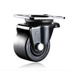 Supply 2.5-inch 3-inch low center of gravity with cup support horizontal adjustment directional wheel industrial heavy-duty swivel casters