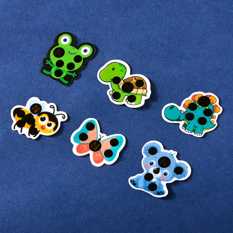 儿童额头温度贴卡通图案测量人体温度计贴纸贴片液晶一次性额温贴