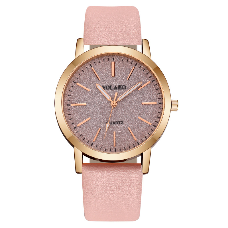 Fábrica en stock al por mayor comercio exterior moda caliente estrellado reloj de mujer reloj de cuarzo Correa reloj de mujer