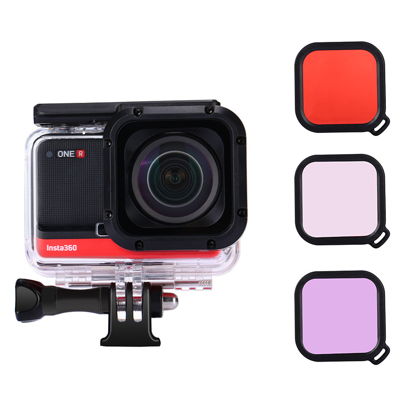 En stock insta360 oner 4K Cámara deportiva buceo impermeable protector Shell accesorios de entrega de una sola pieza