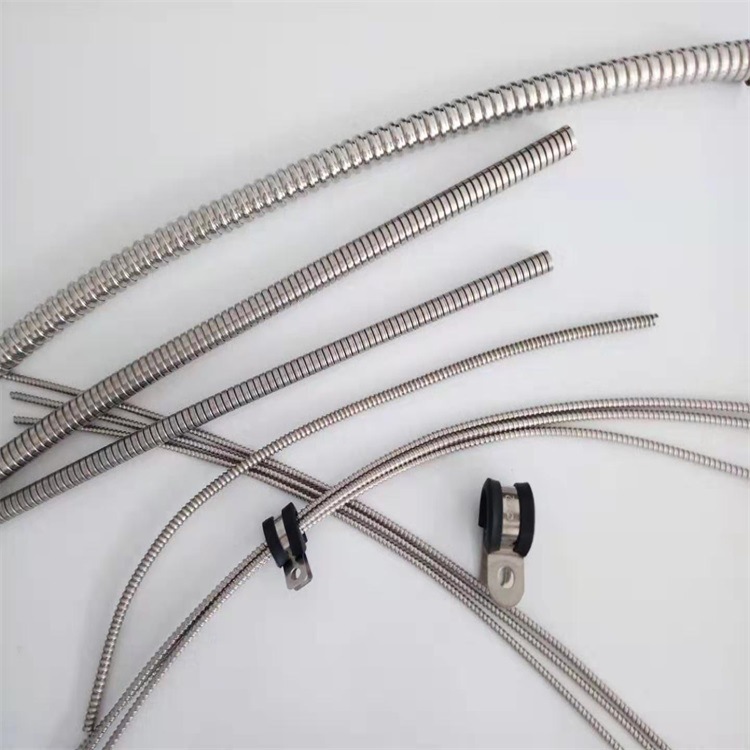 3mm护线不锈钢软管可弯曲304金属波纹管电气用