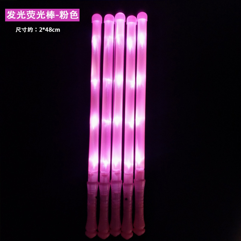 Glowing Glow Sticks, Large Size Concert Props, Illuminating Sticks, Flashing Sticks, Colorful Glow Sticks, Rainbow Sticks, Manufacturer Wholesale