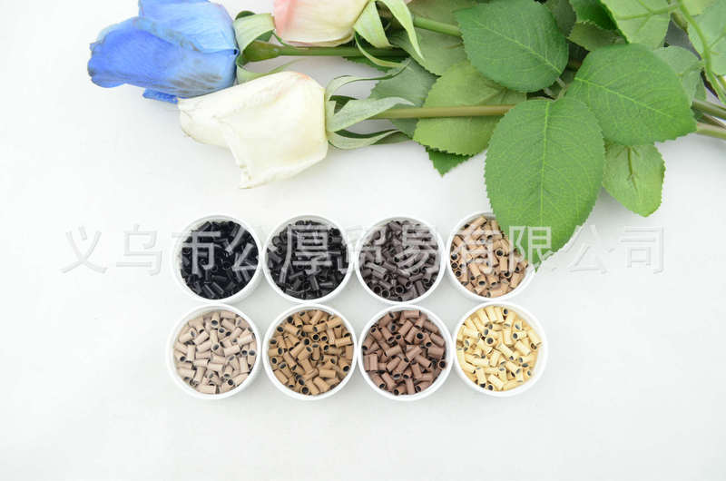 Mixed batch special size copper ring flaring copper 302660 hair extension tool hair extension ring Mixed batch special size copper ring flaring copper 302660 hair extension tool hair extension ring