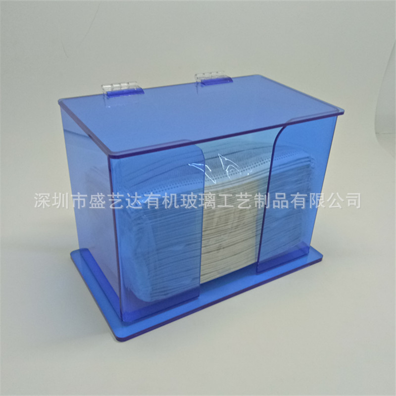 厂家直供一次性口罩分配器防护手套口罩收纳盒挂墙式口罩盒批发