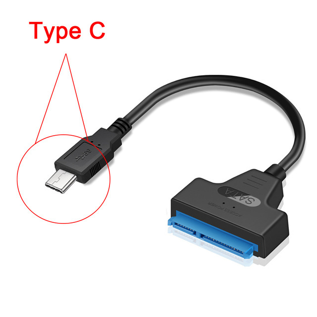 2.5-pulgadas de disco duro Cable de disco fácil USB 3,0 a SATA III de estado sólido soporte de cable adaptador de caja de disco duro UASP 2TB