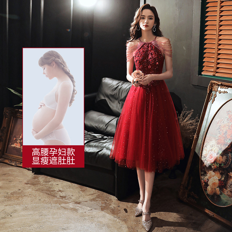 2024 nuevo otoño boda estilo francés vestido pequeño para las mujeres simples y elegantes image 8