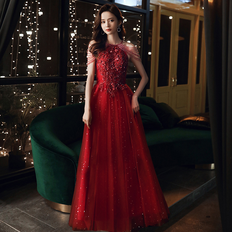 2024 nuevo otoño boda estilo francés vestido pequeño para las mujeres simples y elegantes image 9